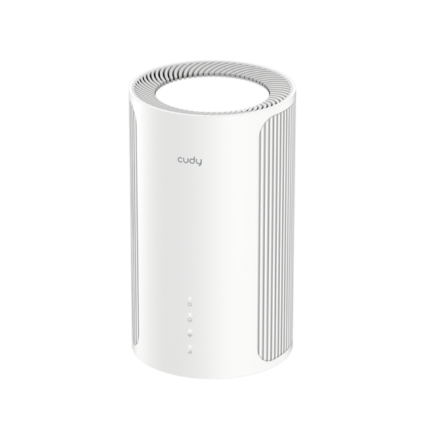 Cudy Router AX3000 WiFi 6 5G Nr - 3 Puertos - Velocidad hasta 1000Mbps - 1 Ranura Nano SIM - Antenas Internas - 1 Ranura Nano SIM - Color Blanco