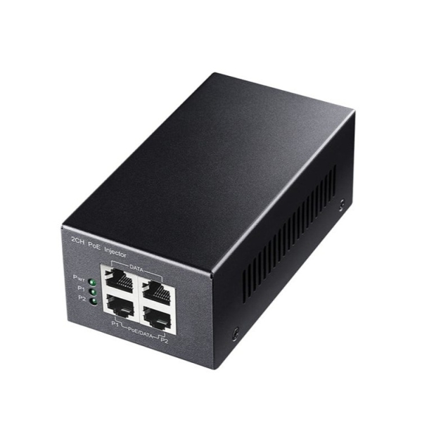 Cudy Inyector Gigabit PoE+/PoE - Potencia hasta 30W - 4 Puertos - Datos y Alimentacion por El Mismo Cable hasta 100m - Carcasa de Metal - Color Negro 1 Cudy Inyector Gigabit PoE+/PoE - Potencia hasta 30W - 4 Puertos - Datos y Alimentacion por El Mismo Cable hasta 100m - Carcasa de Metal - Color Negro