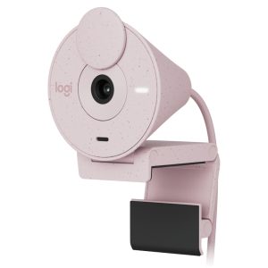 Logitech Brio 300 Webcam Full HD - 2 Megapixeles - Campo Visual 70º - Color Rosado