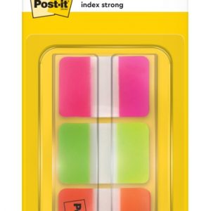 Post-It Index Dispensador con 36 Marcadores Reposicionables - Forma Rectangular - Colores Surtidos