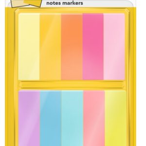 Post-It Pack de 10 Blocs de 50 Marcadores Reposicionables - Forma Rectangular - Colores Surtidos