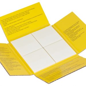 Post-It Pack de 12 Blocs de 36 Notas Transparentes - Forma Cuadrada - Color Transparente