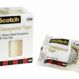 Scotch Pack de 10 Cintas Adhesivas - 15mm x 66m - Color Transparente