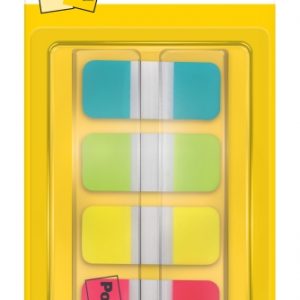 Post-It Index Dispensador con 40 Marcadores Reposicionables - Forma Rectangular - Colores Surtidos