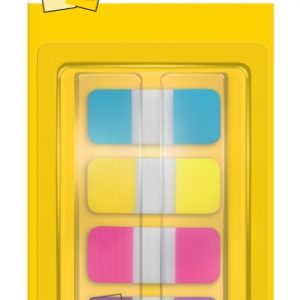 Post-It Index Dispensador con 40 Marcadores Reposicionables - Forma Rectangular - Colores Surtidos