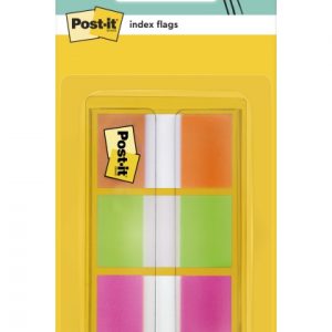 Post-It Index Dispensador con 60 Marcadores de Indice Reposicionables - Forma Rectangular - Colores Surtidos