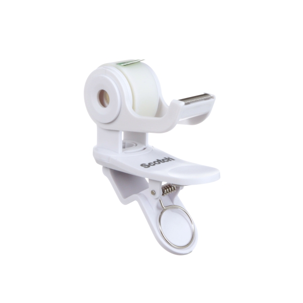Scotch Dispensador de Cinta Adhesiva - para Cintas de hasta 19mm x 8.89m - Incluye Cinta Adhesiva - Color Blanco