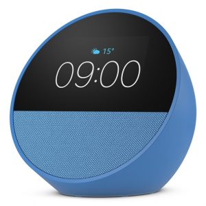Amazon Echo Spot Altavoz y Despertador Inteligente - Sonido Potente e Intenso - Alexa - Color Azul
