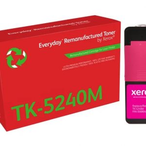 Xerox Everyday Kyocera TK5240 Magenta Cartucho de Toner Remanufacturado - Reemplaza 1T02R7BNL0/TK5240M