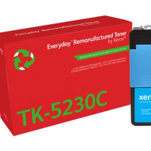 Xerox Everyday Kyocera TK5220/TK5230 Cyan Cartucho de Toner Remanufacturado - Reemplaza 1T02R9CNL1/1T02R9CNL0/TK5220C/TK5230C