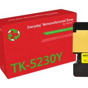 Xerox Everyday Kyocera TK5220/TK5230 Amarillo Cartucho de Toner Remanufacturado - Reemplaza 1T02R9ANL1/1T02R9ANL0/TK5220Y/TK5230Y