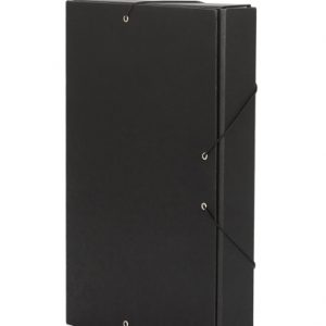 Pardo Carpeta para Proyectos Lomo 90mm - Cierre con Gomas - Color Negro