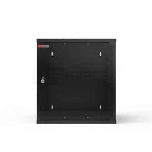 WP RWA-15606-B Armario Mural 15U - Puerta de Cristal - Cerradura de Seguridad - 540x600x720mm - Color Negro