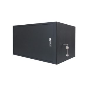 WP RWS-12506-B Armario Mural de Seguridad 12U - Puerta Corrediza - Antirrobo Clase RC4 - 560x600x592mm - Color Negro