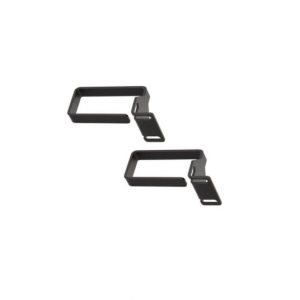 WP Pack de 2 Anillos 1U para Cableado - Metalico - 490x15x55mm - Color Negro