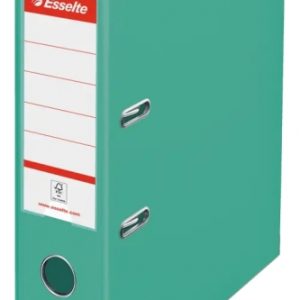 Esselte Colour'Breeze Archivador de Palanca A4 - Lomo 75mm - Ollao y Rado - Capacidad para 500 Hojas - Color Verde