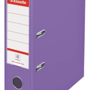 Esselte Colour'Breeze Archivador de Palanca A4 - Lomo 75mm - Ollao y Rado - Capacidad para 500 Hojas - Color Lavanda