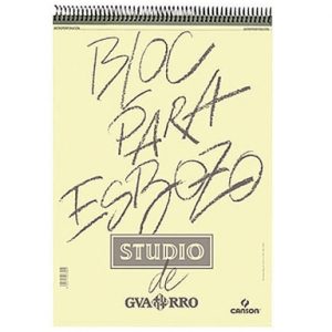 Canson Bloc de Dibujo para Esbozo de 100 Hojas A4 90grs - 21x29.7cm - Color Blanco