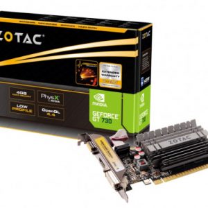Zotac GeForce GT 730 Tarjeta Grafica 4GB GDDR3 HDMI, DVI-D, VGA