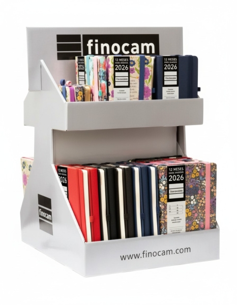 Finocam Minimal Design Expositor Giratorio con 55 Agendas Minimal Surtidas en Catalan - Anual 2026 - Color Surtidos 1 Finocam Minimal Design Expositor Giratorio con 55 Agendas Minimal Surtidas en Catalan - Anual 2026 - Color Surtidos