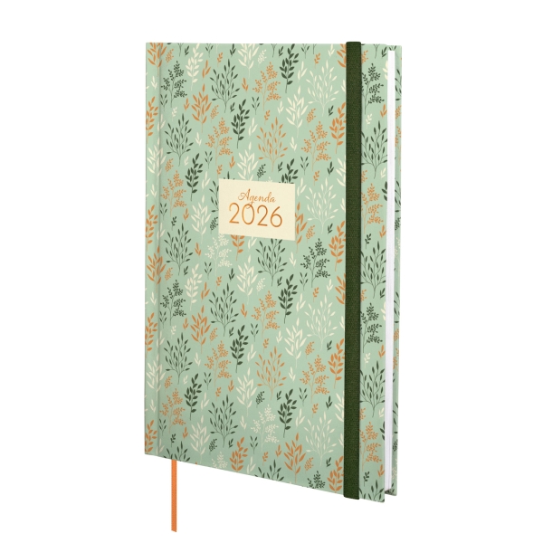 Finocam Dynamic Berlin Agenda en Catalan - Anual 2026 - Cierre de Goma - Formato Y10 - 145x17x210mm - Semana Vista en Vertical - Tematica de Hojas