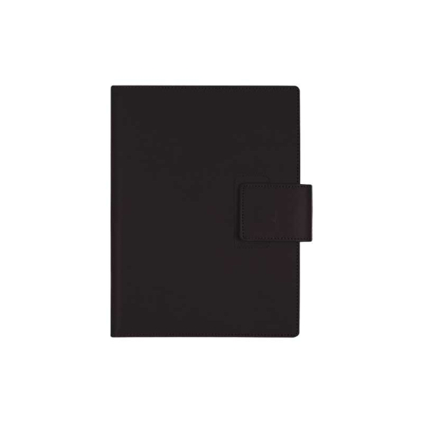 Finocam Duouno Agenda de Espiral - Bolsillo Interior - Anilla Portaboligrafo - Formato E10 - 155x212mm - 1 Dia por Pagina - Color Negro