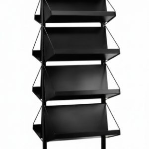 Finocam Expositor Vacio de Pie Metalico para Agendas - 4 ruedas - Color Surtidos