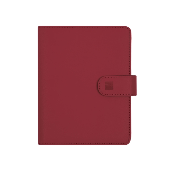 Finocam Open Troya Agenda Organizador - Anual 2026 - Formato 500 - 165x40x210mm - Semana Vista en Vertical - Color Burdeos