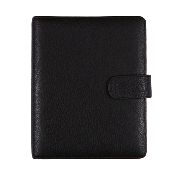 Finocam Open Piel Andrea Agenda Organizador - Anual 2026 - Formato 1000 - 205x43x249mm - 1 Dia por Pagina - Color Negro