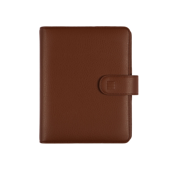 Finocam Open Leo Agenda Organizador en Catalan - Anual 2026 - Formato 500 - 165x43x210mm - 1 Dia por Pagina - Color Marron