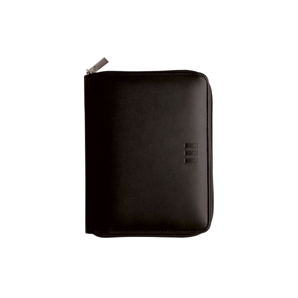 Finocam Open Pol Agenda Organizador en Catalan - Anual 2026 - Cierre de Cremallera - Formato 500 - 165x43x210mm - 1 Dia por Pagina - Color Negro