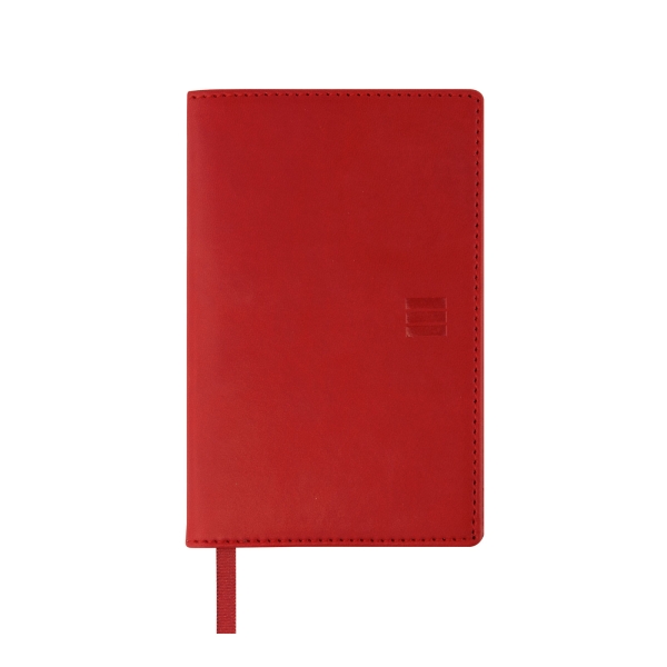 Finocam Ibis Agenda Plana - Anual 2026 - Formato Pl3 - 90x10x10mm - Semana Vista Horizontal - Color Rojo