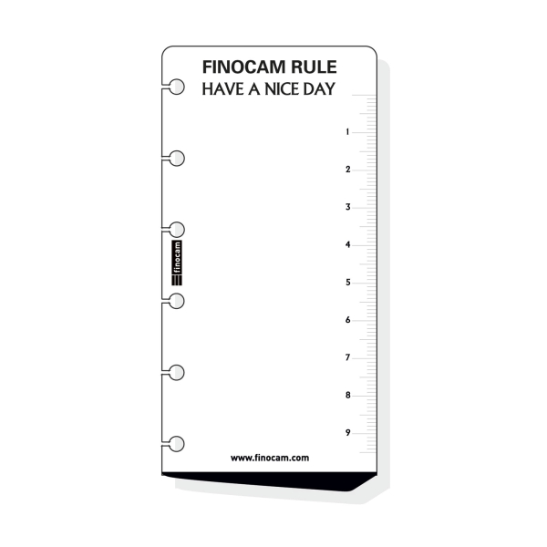 Finocam C359 Regla para Agendas Classic - Formato 603 - 60x135mm - Color Blanco