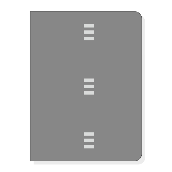 Finocam R469 Archivador para Agendas Open - Formato 400 - 132x52x177mm - Color Gris Oscuro