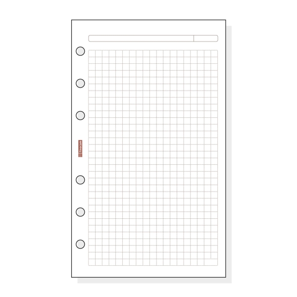 Finocam R440 Recambio para Agendas Open - Cuadriculado - Formato 400 - 91x5x152mm - Color Blanco