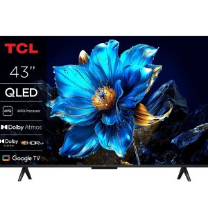 TCL 43P7K Televisor Smart TV 43" QLED UltraHD 4K HDR - Google TV, WiFi, HDMI, USB 2.0, Ethernet, Bluetooth - VESA 200x100mm
