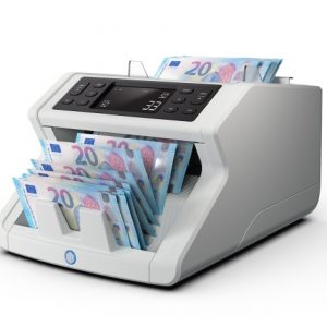 Safescan 2250 (G2) Contadora de Billetes - Capacidad hasta 300 Billetes - 1000 Billetes por Minuto - Deteccion de Billetes Falsos