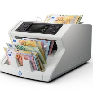Safescan 2265 (G2) Contadora de Billetes - Puede Contar Billetes de Euro y Libras Esterlinas Mezclados - Capacidad hasta 300 Billetes - 1200 Billetes por Minuto - Deteccion de Billetes Falsos