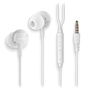 NGS CROSS DRIFT Auriculares Intraurales con Microfono - Jack 3.5mm - Boton Multifuncion - Color Blanco