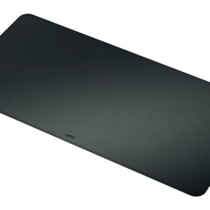 Leitz Alfombrilla de Escritorio Grande 80x40cm - Espesor 2mm - Antideslizante - Impermeable - Color Negro