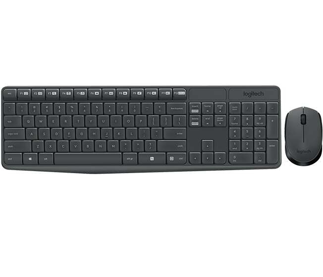 Logitech MK235 Pack Inalambrico Teclado + Raton 3 Botones - Uso Ambidiestro - Color Negro 1 Logitech MK235 Pack Inalambrico Teclado + Raton 3 Botones - Uso Ambidiestro - Color Negro